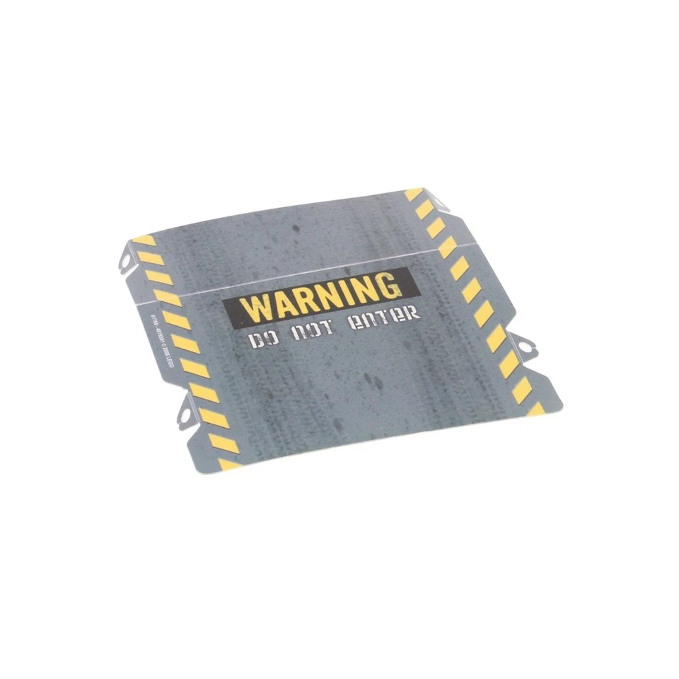 1x Lego Rampe Abdeckung Plastik 18x17 WARNING DO NOT ENTER Racers 61766 - Bild 1 von 1