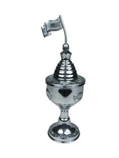 Havdala Besamim Incense Tower Spice Israel Besumim Holder Nickel Judaica
