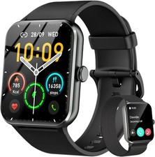 2025 Smart Watch For Men/Women, Waterproof Smartwatch Bluetooth iPhone Samsung