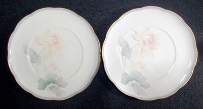 Noritake #9741 GARDEN EMPRESS   2 Dinner Plates 10 5/8'' Excellent