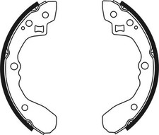 Bremsbacken Hinterachse C00313ABE ABE für KIA RIO I Schrägheck RIO I Stufenheck