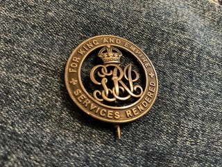 Silver Wound Badge WW1