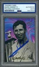 Mario Andretti SIGNED 1992 Hi-Tech #13 Card PSA DNA Certified Auto F1 Racing