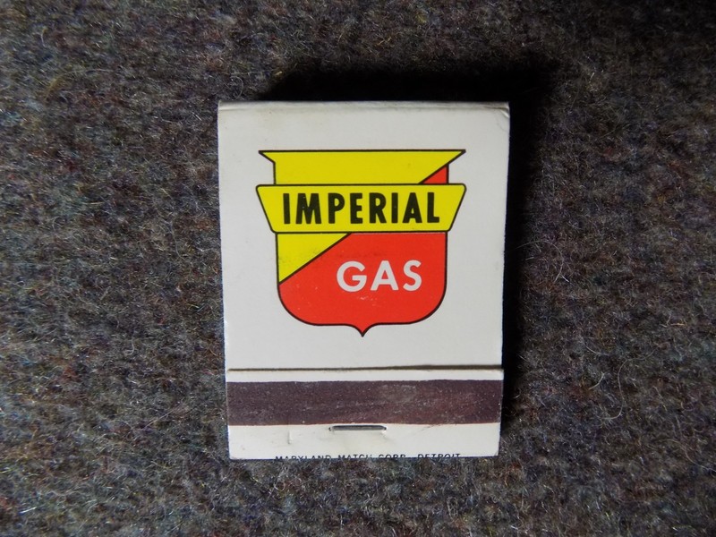 Imperial Gas Matchbook Johnson Oil Co Mt Pleasant MI