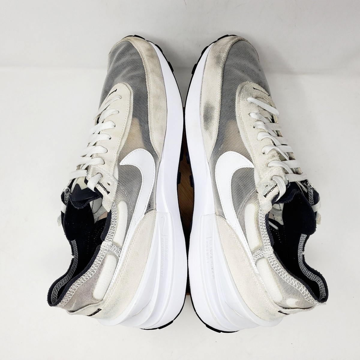 Nike Waffle One Shoes Mens 14 Summit White Lace Up Low Running Training Athletic Nike Waffle One Shoes Mens 14 Summit White Lace Up Low  main image 2