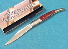 Rite EDGE 210663-4 Spanish Toothpick Rich grain wood knife 4" closed 2106634 NEW