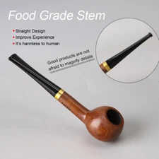 1 Pcs Handmade Long Stem Wood Smoking Tobacco Pipe Churchwarden Pipe