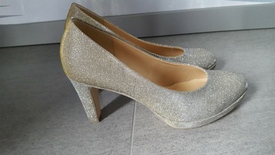 gabor gold pumps