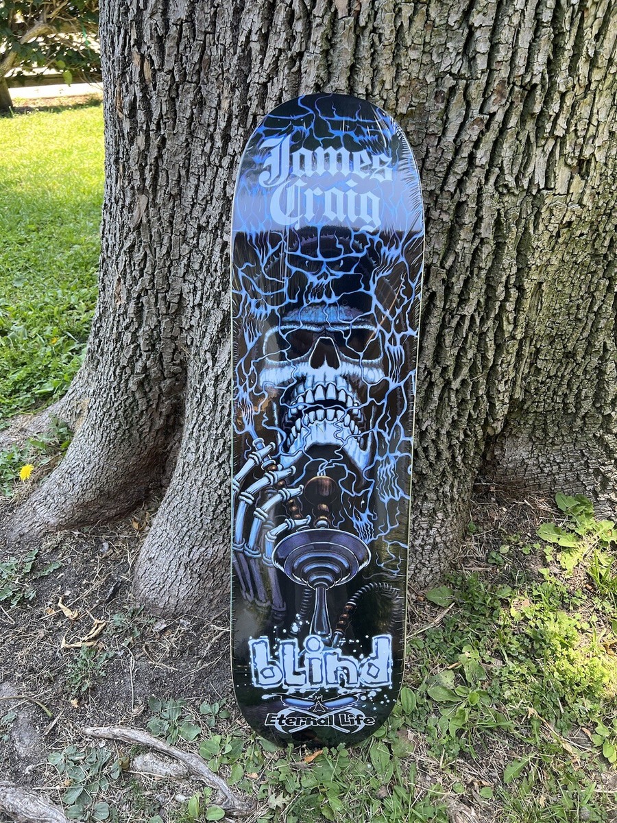 Vintage Blind James Craig Skull Eternal Life Skateboard Deck
