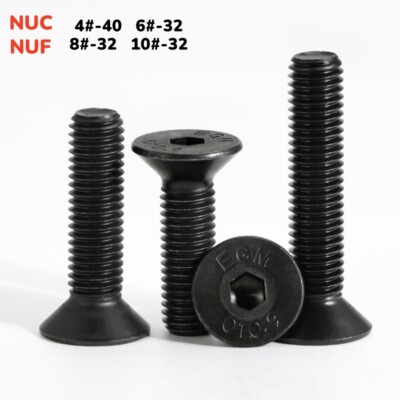 4# 6# 8# 10# NUC NUF Countersunk Screws Socket Allen Key Bolts High Tensile 10.9