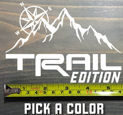 Toyota Trail Sticker Decal 4Runner Tacoma Edition TRD Pro Tundra Mountains