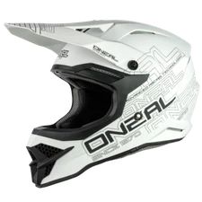O'Neal 3 Series Flat 2.0 Off-Road Motocross MX Helmet White XSmall