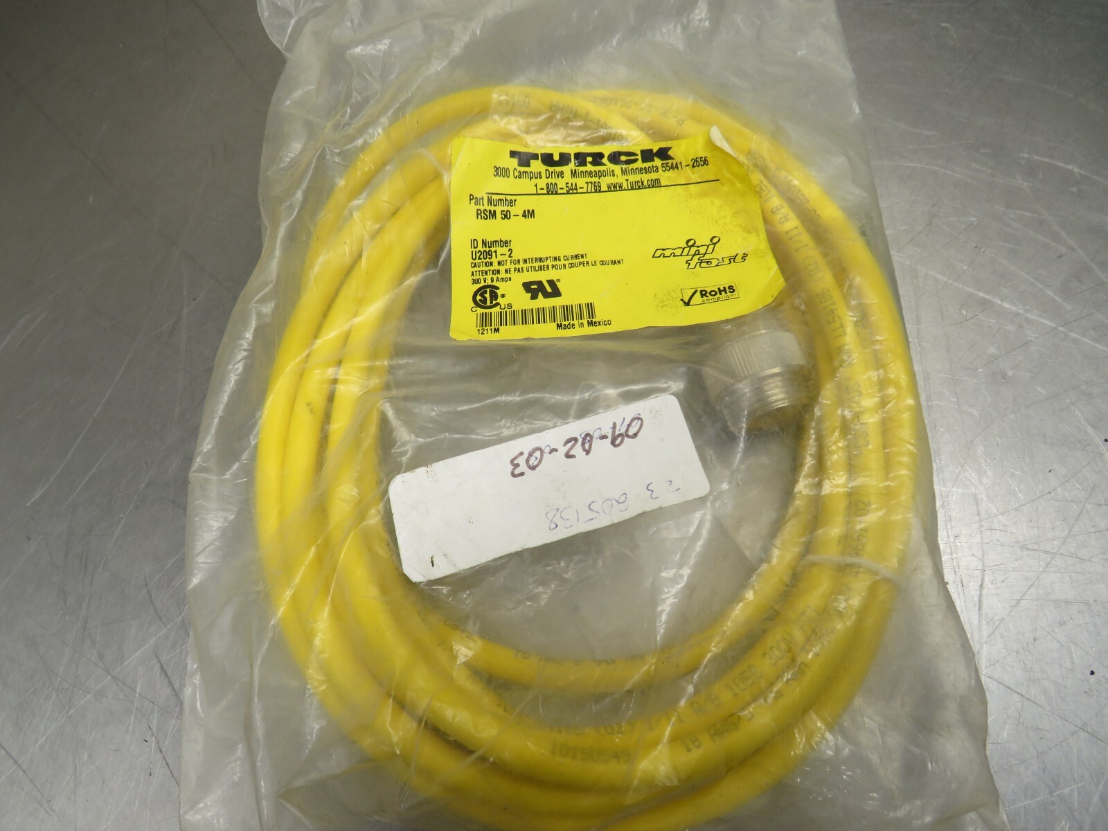 Turck RSM 50-4M Cable