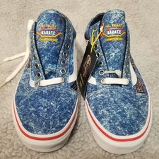 Vans X Cobra Kai Eagle Fang Karate Denim Old Skool Shoes US 7  M / 9 Women NEW