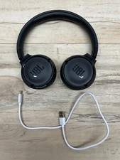 JBL RT0052 Bluetooth On-Ear Stereo Black Headphones Wireless With Charging Cable