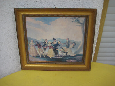 Druck Das Blindekuhspiel - Francisco José de Goya aus Sammlung