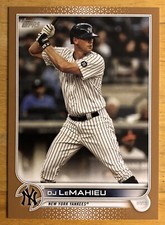 2022 Topps Series 2 DJ LeMahieu Gold Baseball Card #380 /2022 Yankees High Grade