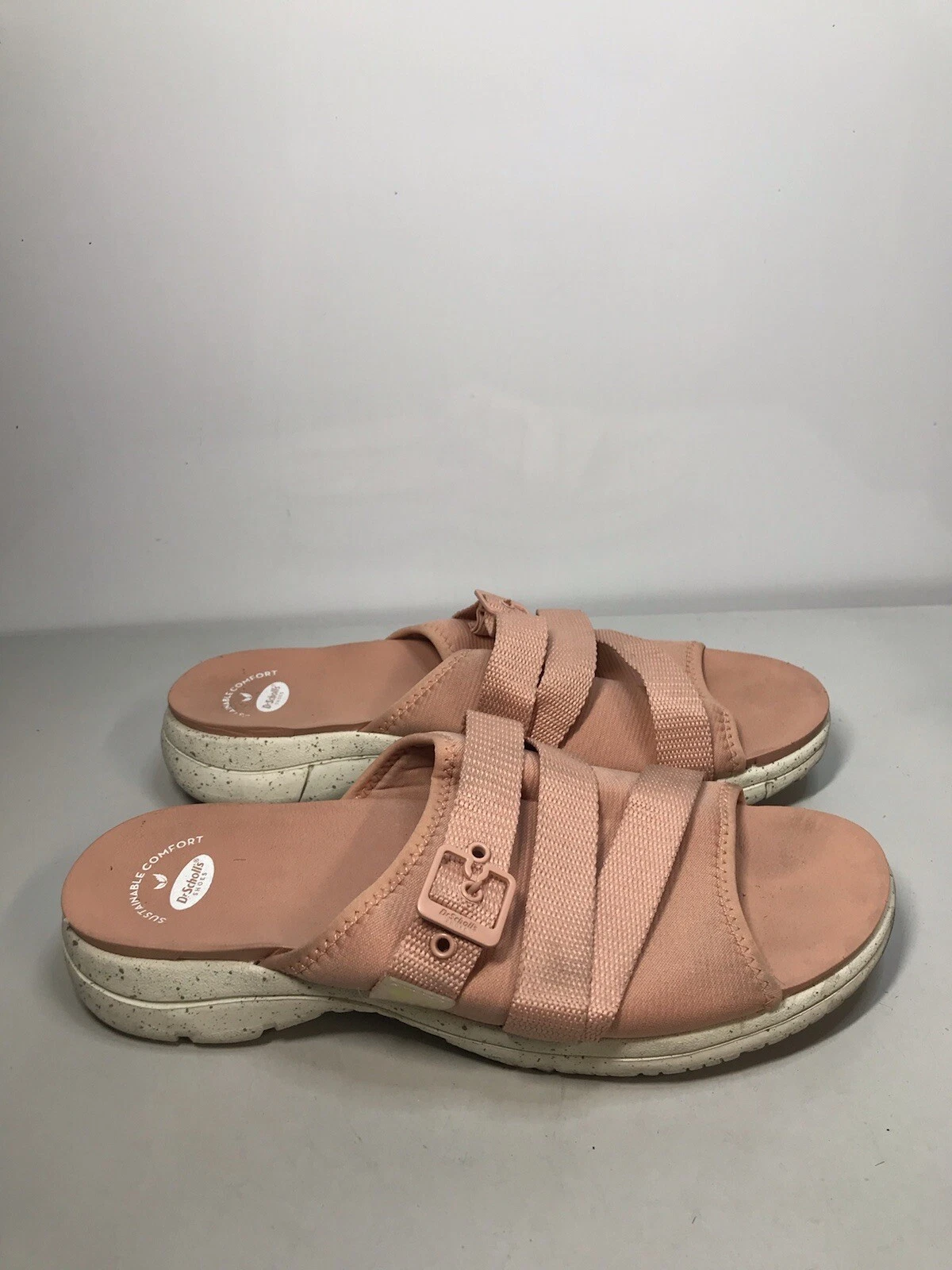 ADIDAS Sandali comfort donna rosa sintetici Dr. Scholl's rosa con cinturino in tessuto taglia 10M US