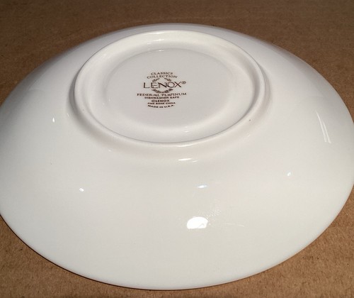 Lenox Classic Collection Federal Platinum Cup & Saucer Set of 4 - Picture 15 of 19