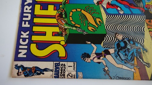 Comic Book- Nick Fury Agent Of SHIELD #1 Steranko/Sinnott Scorpio 1968 - Picture 2 of 18