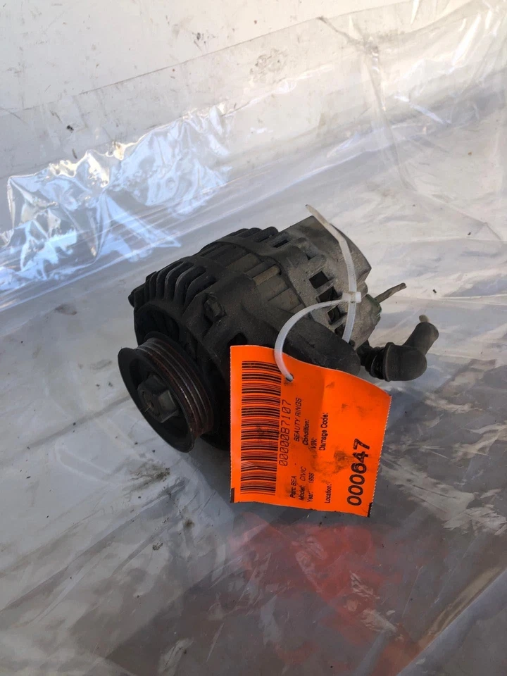 Honda Civic DX 1996-1998 alternador conjunto motor 4 cilindros manual OEM Foto 2 de 4