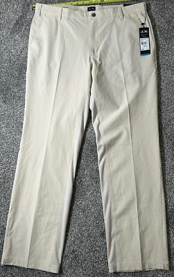 Adidas Ultimate 365 Mens 36x32 Light Khaki Performance Stretch Golf Pants