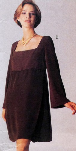 Sewing Pattern Dress Tunic Skirt Pants 8 10 12 Reg and Petite Uncut Vogue 2006 - Picture 4 of 5
