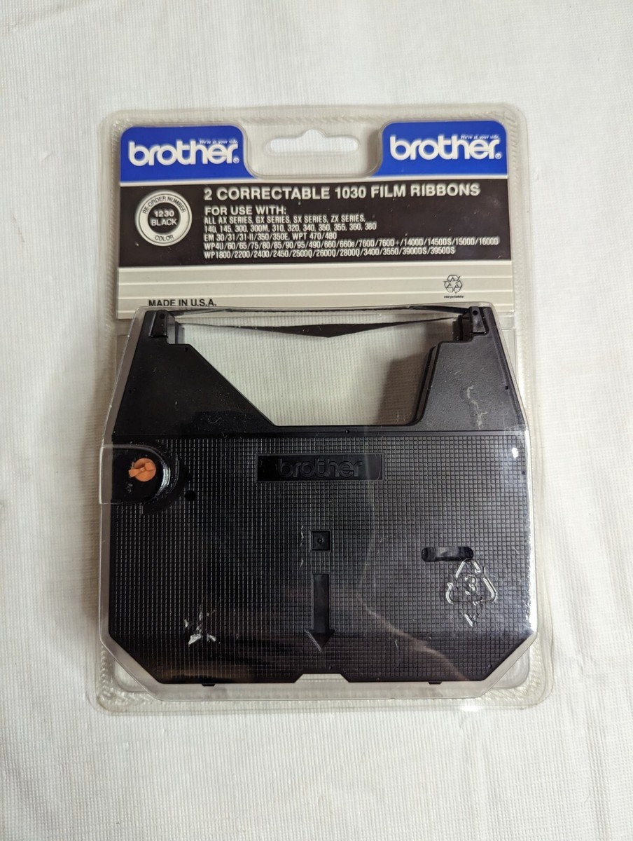 よし＊＊＊ Brother Typewriter Correctable 1030 Film Ribbon 1230 Black