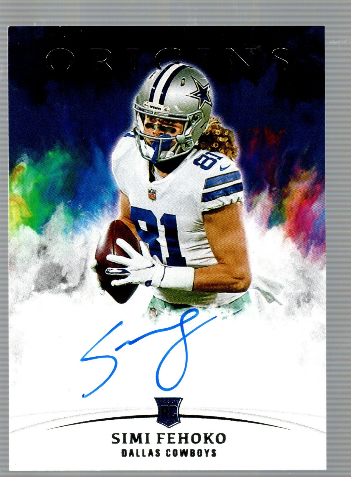 2021 Panini Origins Rookie Autographs #41 Simi Fehoko