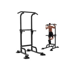 Power Tower Pull Up  Dip Station Multi-Function Home Strength Training Fitne...