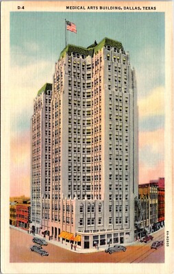 Dallas Medical Arts Building Texas Postcard E51