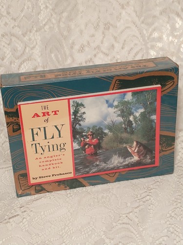Art of Fly Tying Angler manuale completo e kit di Steve Probasco tblvx1 - Foto 11 di 12