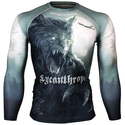 FX-126 LYCANTHROPE Compression Skin Tight Base layer Rash guard MMA Gym Yoga