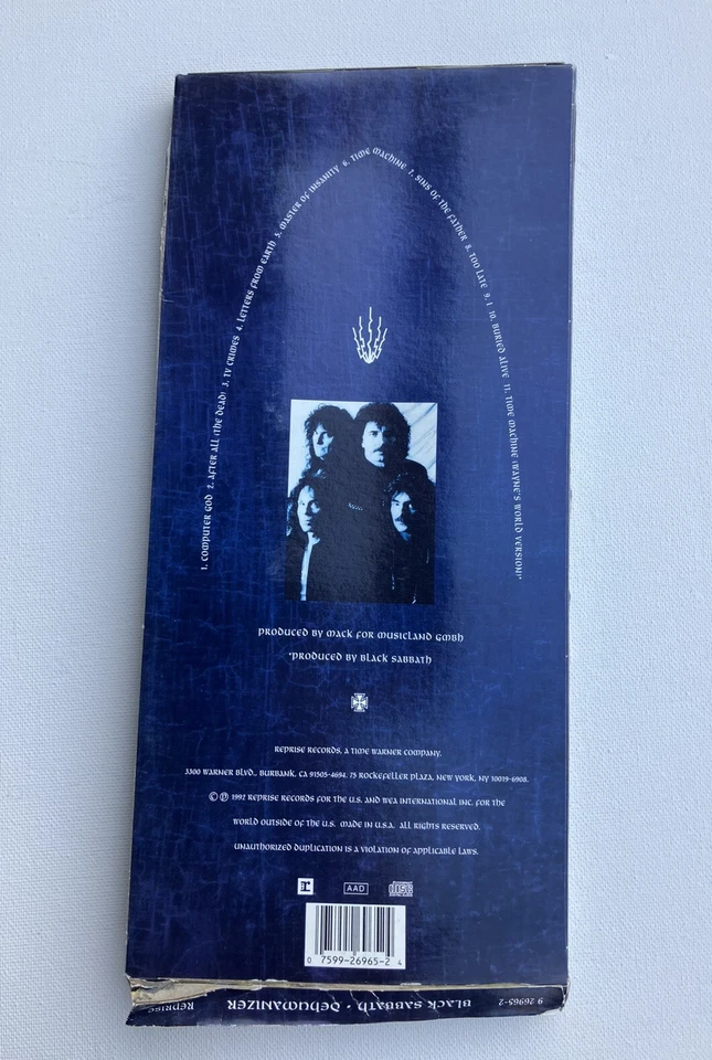 Black Sabbath - Dehumanizer Rare CD Longbox Hard To Find BOX ONLY Dio Ozzy Foto 2 de 4