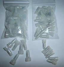 50 Closed End Crimp Cap (25ea) 22-18 & 16-14 AWG Gauge Wire Connectors Terminals