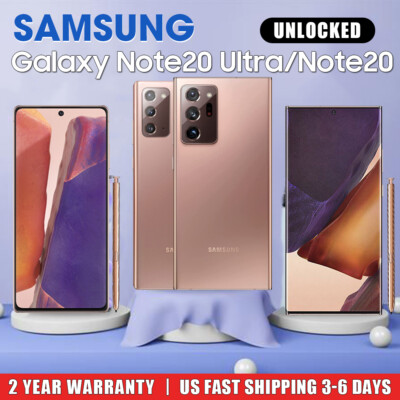 New Samsung Galaxy Note 20/20 Ultra 5G 128G Factory Unlocked T-Mobile AT&T Phone