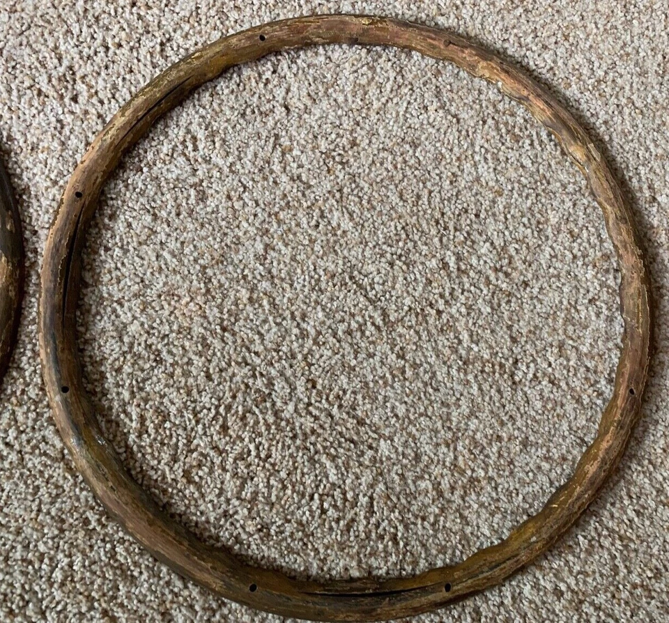 Volante Bugatti 16-3/4" metades de madeira RARO 17" tipo 49 57 - Imagem 3 de 4