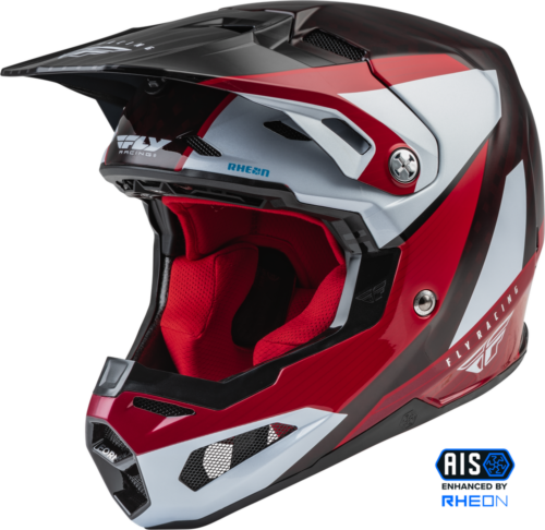 FLY RACING FORMULA CARBON PRIME HELMET - RED/WHITE/RED CARBON - MX/OFFROAD - Foto 1 di 4