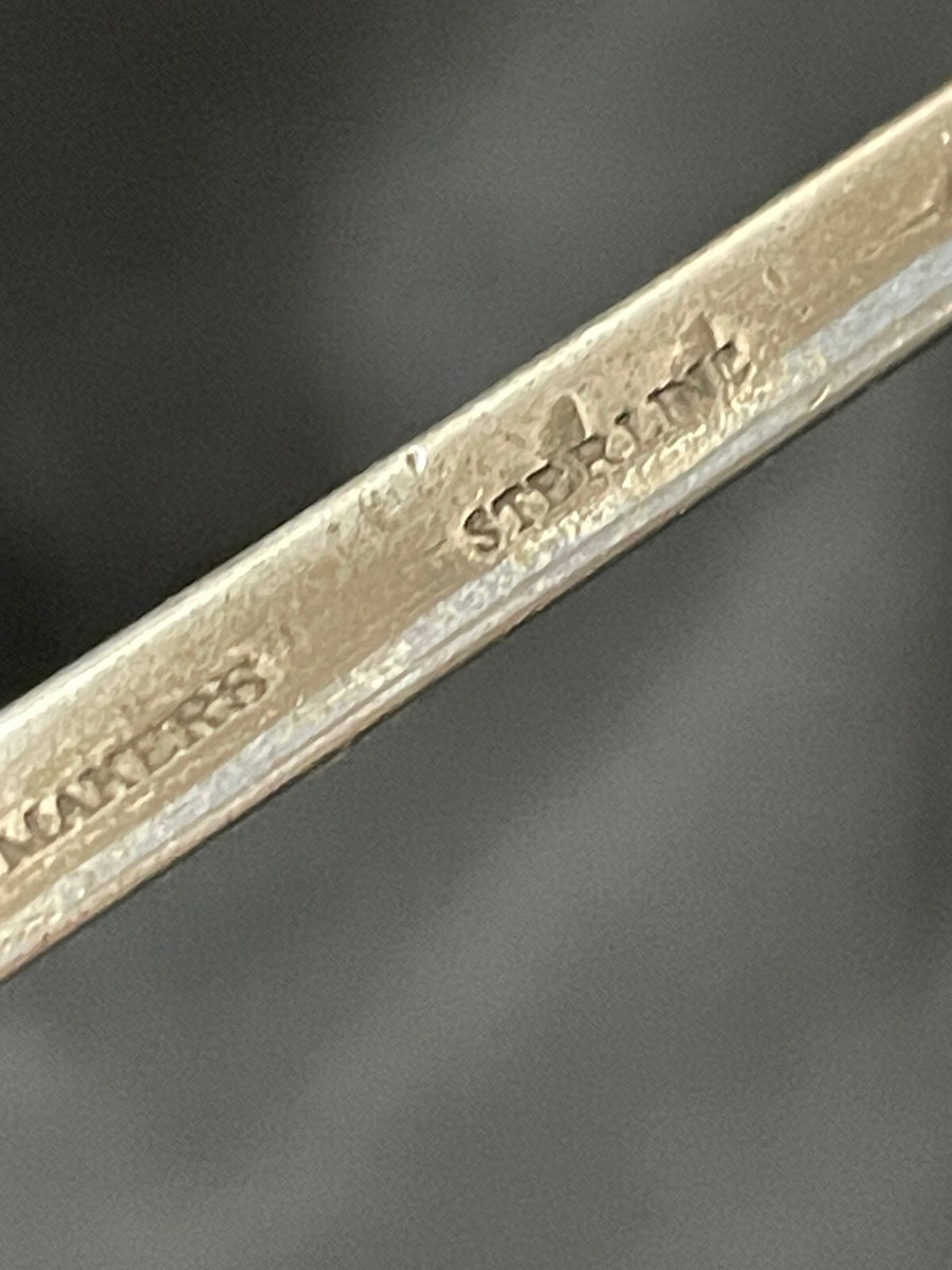 TIFFANY & CO Makers Sterling Silver Letter Opener, Monogram P