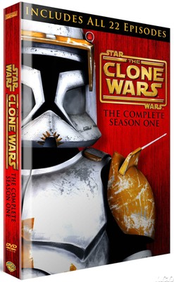 Star Wars: The Clone Wars: Season 1 (DVD, 2011, 4-Disc Set, Digibook) NEW
