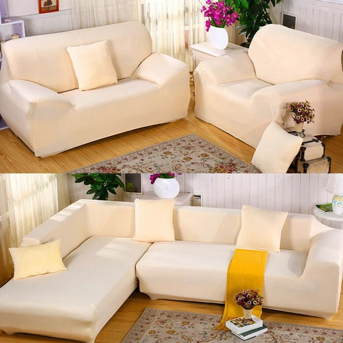 Stretch Sofabezug Schonbezug Massiv Sofabezüge Couch Möbel Schoner 160g - Bild 40 von 54