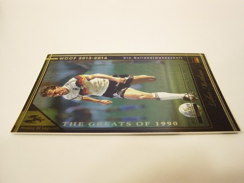 Panini WCCF 2013-14 HOLE Lothar Matthaus 1961 Germany No.10 Ballon d'Or 1990 - Picture 5 of 5