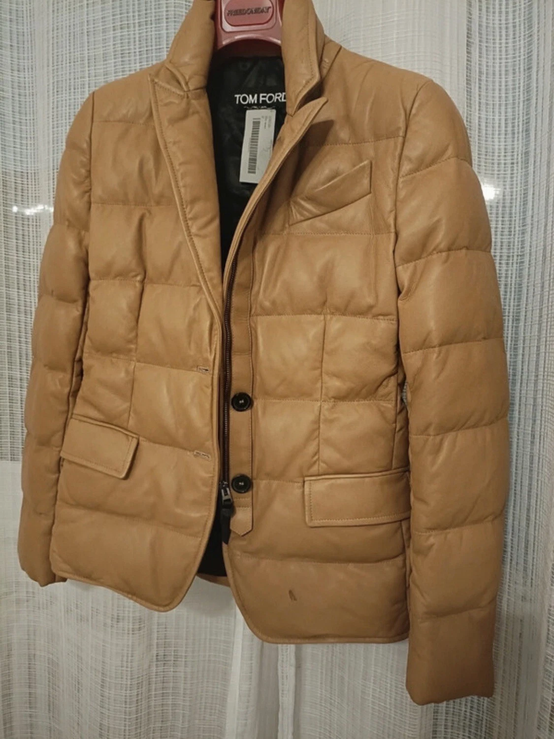 Tom Ford — Tom Ford Leather Puffer Jacket