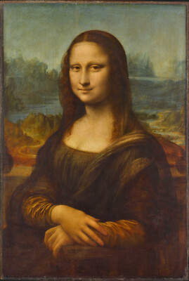 100% handmade oil painting Reproduction Mona Lisa by Da Vinci unframed LVD003