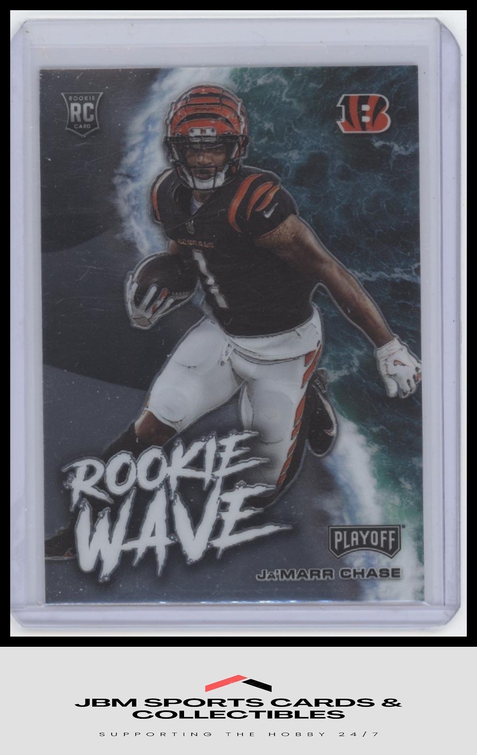 2021 Panini Playoff #RW-JCH Ja'Marr Chase Rookie Wave