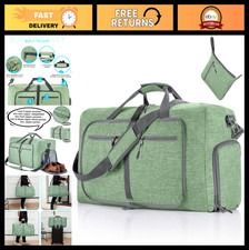 Lightweight Foldable Travel Duffle Bag 65L/85L/115L, Water-Resistant, Shoe Compa