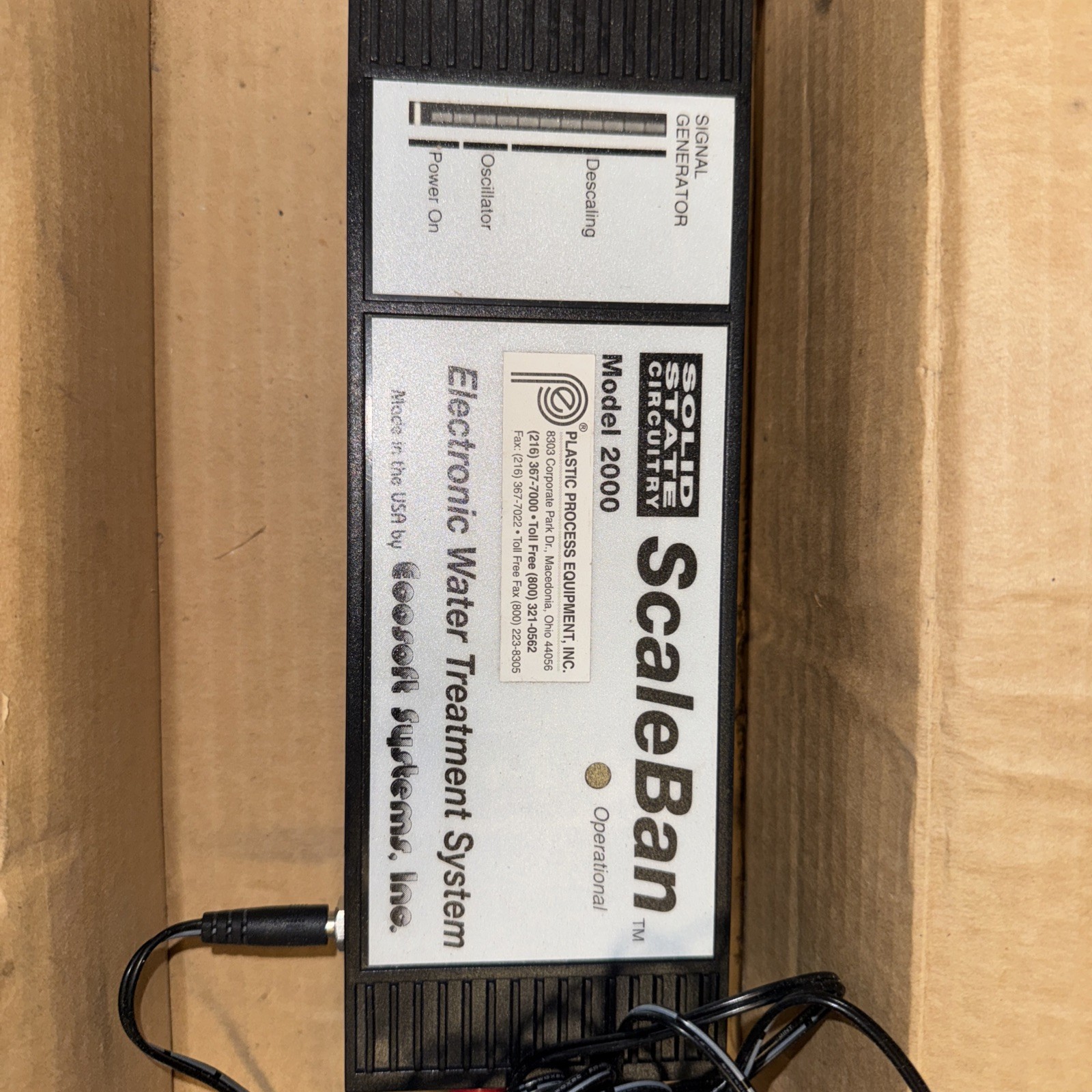 ScaleBan/solid State/electronic Water Treatment System By Ecosoft Systems Inc.