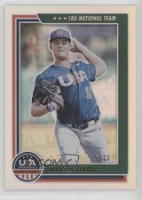 2022 USA Baseball Stars & Stripes Team Logo Gold 25/25 Jackson Ferris #53 00em