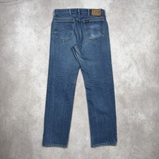 Vintage 70s 80s Lee Riders Denim Jeans Mens 30x30" Straight Leg Honeycomb Faded