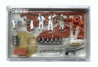 Preiser 10542 Maurer. ZubehöR Spur H0 1:87